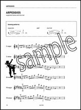 3rd sample page from ABRSM Violin Scales & Arpeggios Grade 6