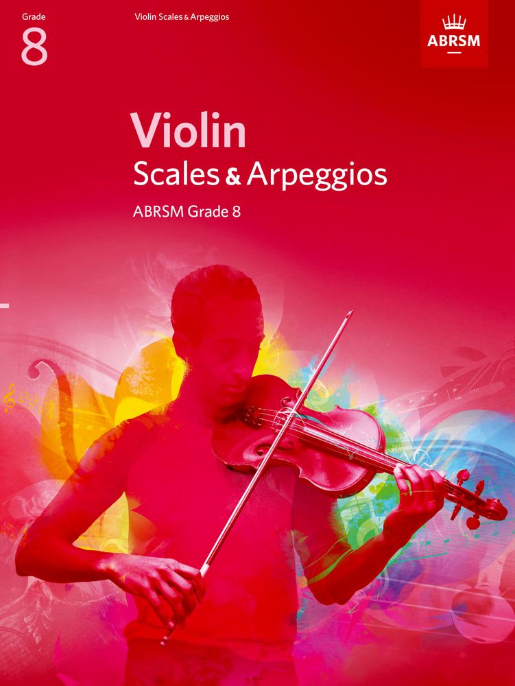 front cover of ABRSM Violin Scales & Arpeggios Grade 8