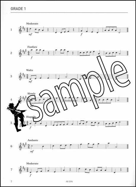 1st sample page from ABRSM Specimen Sight-Reading Tests Grades 1-5