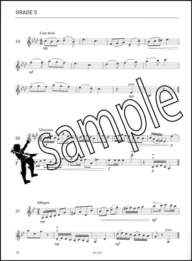 3rd sample page from ABRSM Specimen Sight-Reading Tests Grades 1-5