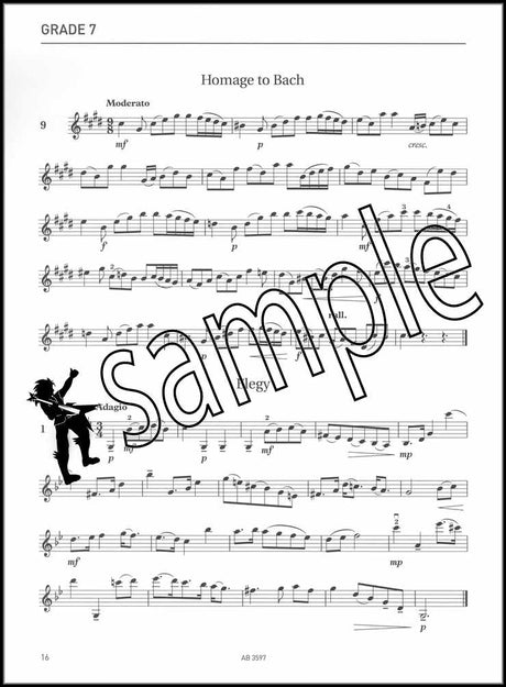 2nd sample page from ABRSM Specimen Sight-Reading Tests Grades 6-8