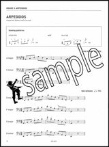 2nd sample page from ABRSM Cello Scales & Arpeggios Grades 1-5