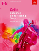 front cover of ABRSM Cello Specimen Sight-Reading Tests Grades 1-5