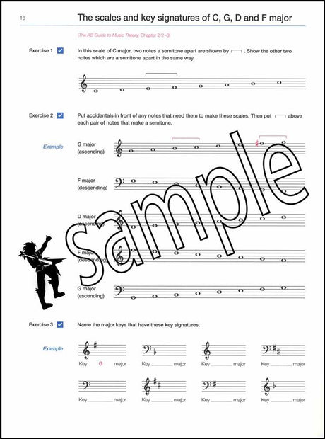 2nd sample page from ABRSM Music Theory in Practice Grade 1