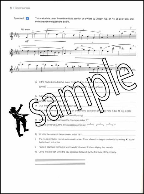 3rd sample page from ABRSM Music Theory in Practice Grade 4