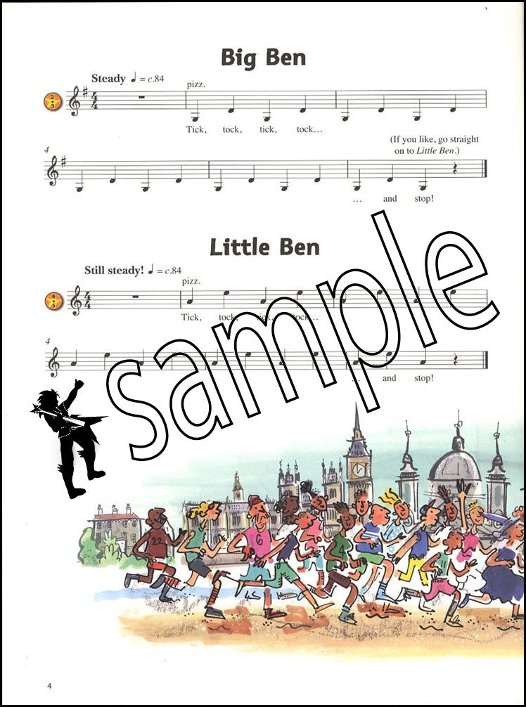 1st sample page from ABRSM Violin Star 1 Student's Book