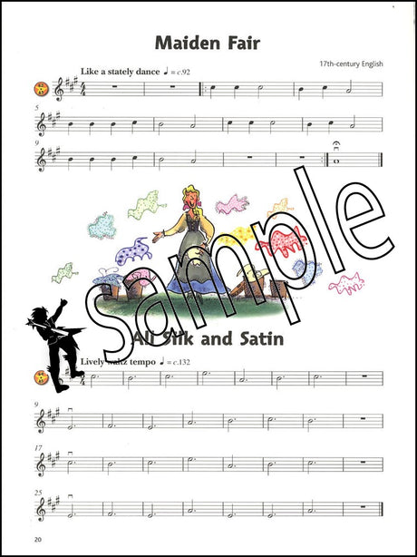 2nd sample page from ABRSM Violin Star 1 Student's Book