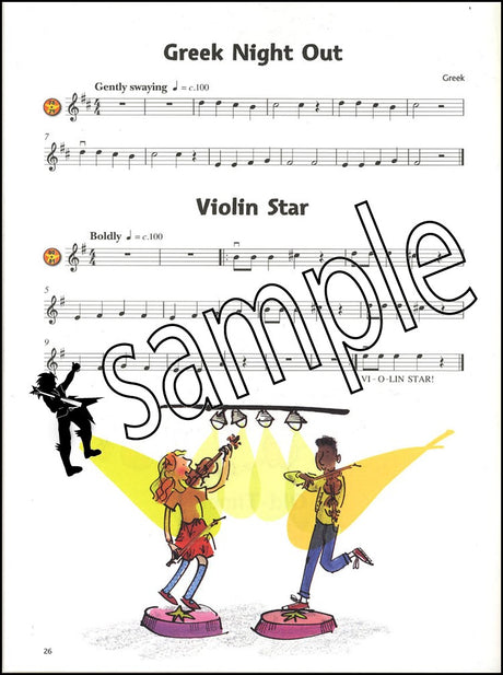 3rd sample page from ABRSM Violin Star 1 Student's Book