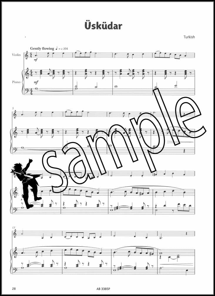 3rd sample page from ABRSM Violin Star 3 Accompaniment Book