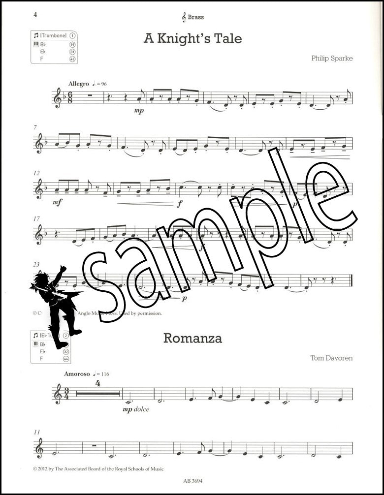 1st sample page from ABRSM Shining Brass Book 1