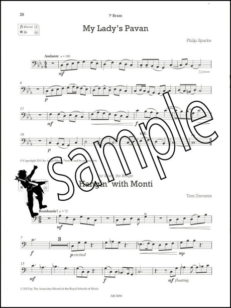 2nd sample page from ABRSM Shining Brass Book 1