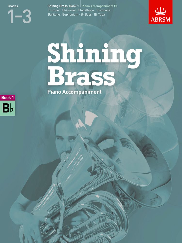 front cover of ABRSM Shining Brass Book 1 Bb Piano Accompaniment