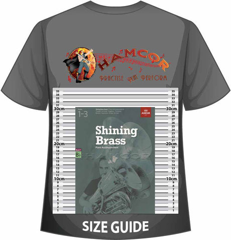 front cover of ABRSM Shining Brass Book 1 Bb Piano Accompaniment on a size guide