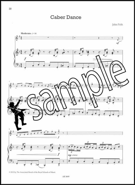 2nd sample page from ABRSM Shining Brass Book 2 Bb Piano Accompaniment