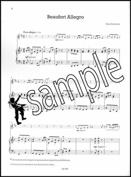 1st sample page from ABRSM Shining Brass Book 2 Eb Piano Accompaniment