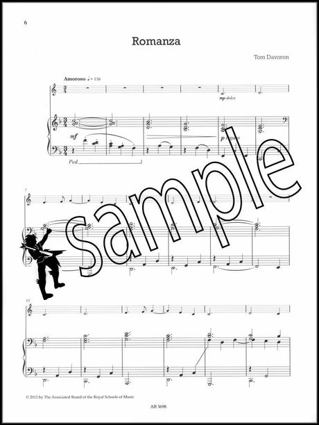 1st sample page from ABRSM Shining Brass Book 1 F Piano Accompaniment