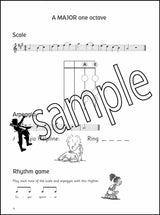 1st sample page from Fiddle Time Scales Book 1