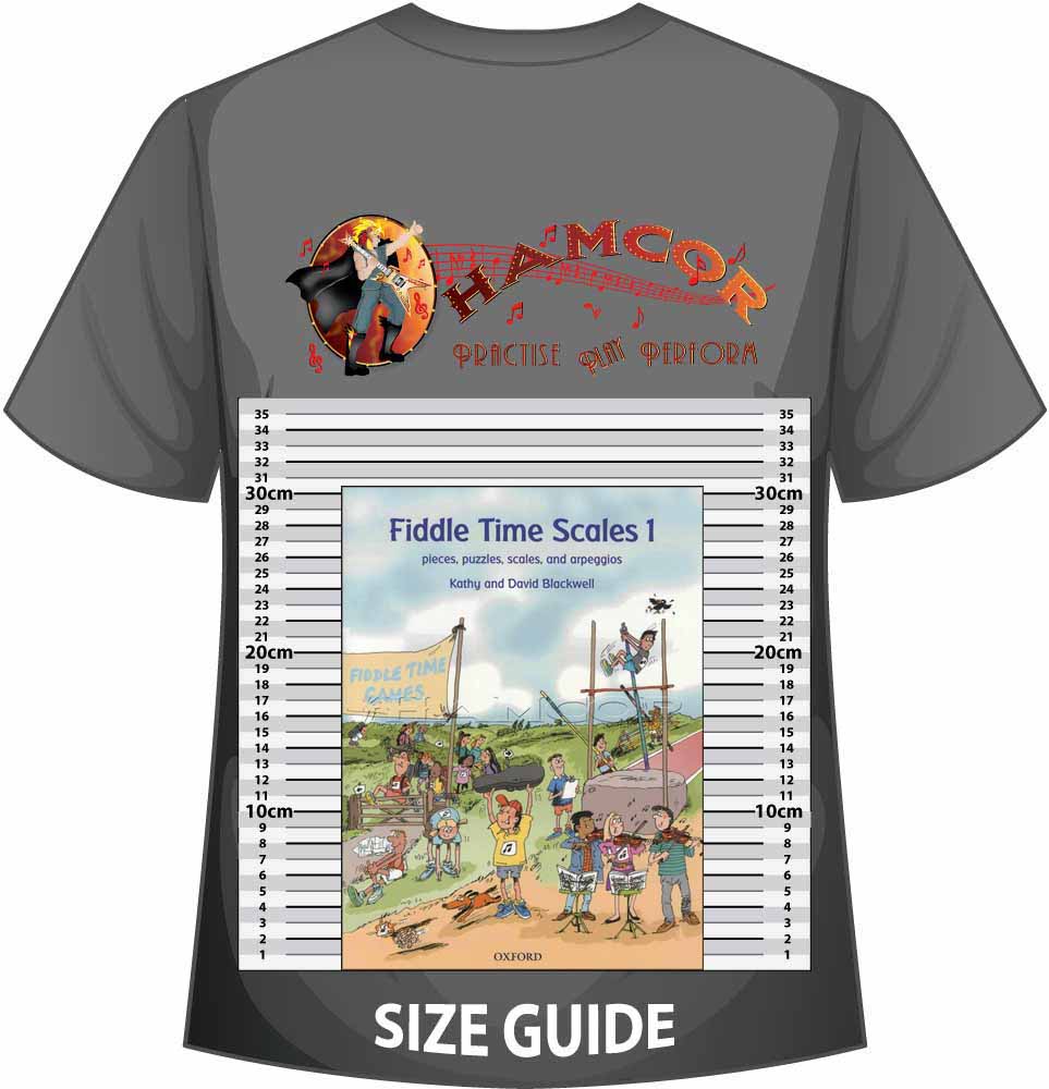 front cover of Fiddle Time Scales Book 1 on a size guide