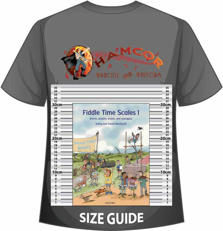 front cover of Fiddle Time Scales Book 1 on a size guide