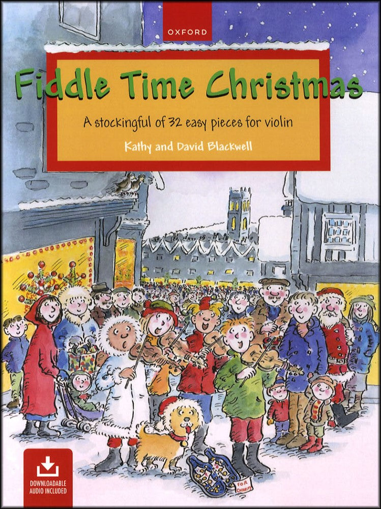 front cover of Fiddle Time Christmas