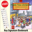 front cover of Fiddle Time Christmas together with free Treble Clef bookmark