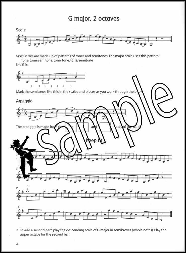 1st sample page from Fiddle Time Scales Book 2