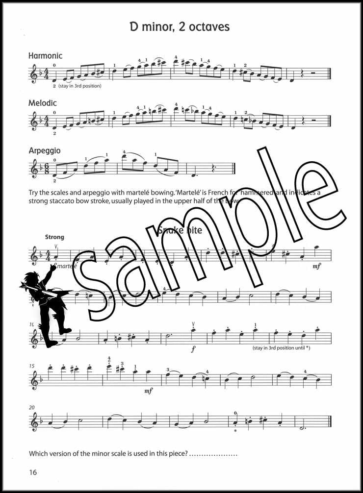 2nd sample page from Fiddle Time Scales Book 2