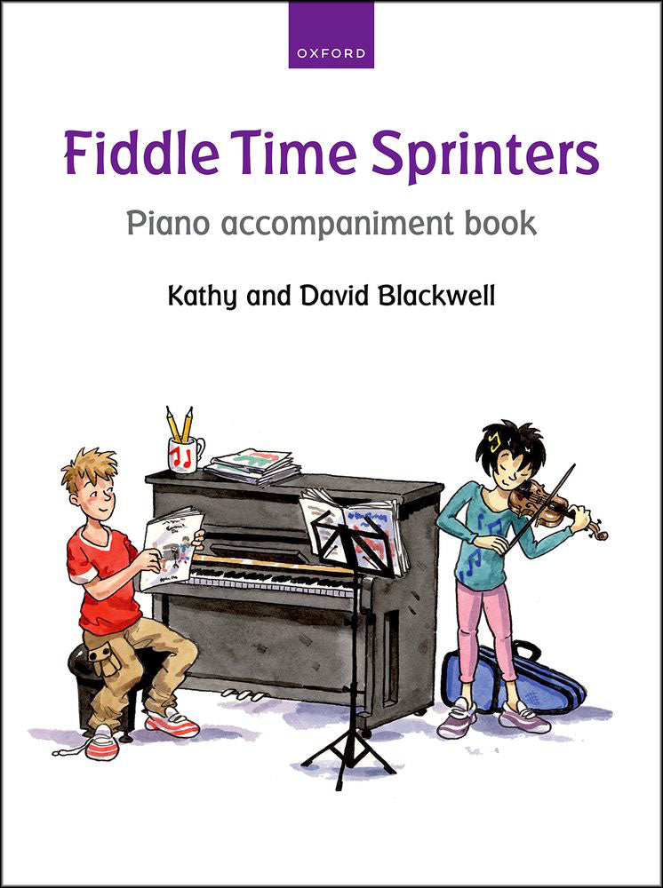 front cover of Fiddle Time Sprinters Piano Accompaniment