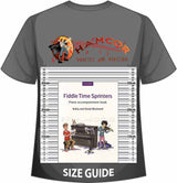 front cover of Fiddle Time Sprinters Piano Accompaniment on a size guide