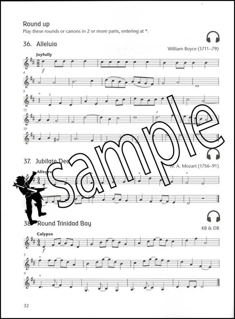 3rd sample page from Fiddle Time Sprinters Book