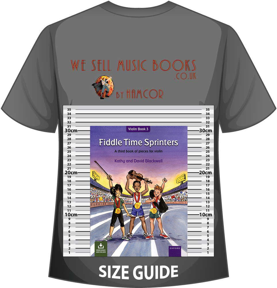 front cover of Fiddle Time Sprinters Book on a size guide