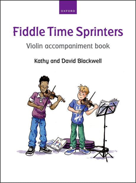 front cover of Fiddle Time Sprinters Violin Accompaniment