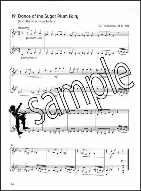 2nd sample page from Fiddle Time Sprinters Violin Accompaniment