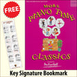 front cover of More Piano Time Classics together with free Piano Clef bookmark