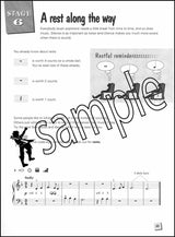 3rd sample page from Piano Time Sight Reading Book 1