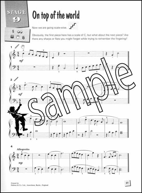 3rd sample page from Piano Time Sight Reading Book 3