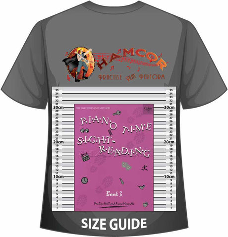 front cover of Piano Time Sight Reading Book 3 on a size guide