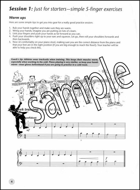 1st sample page from Piano Time Sports Book 1