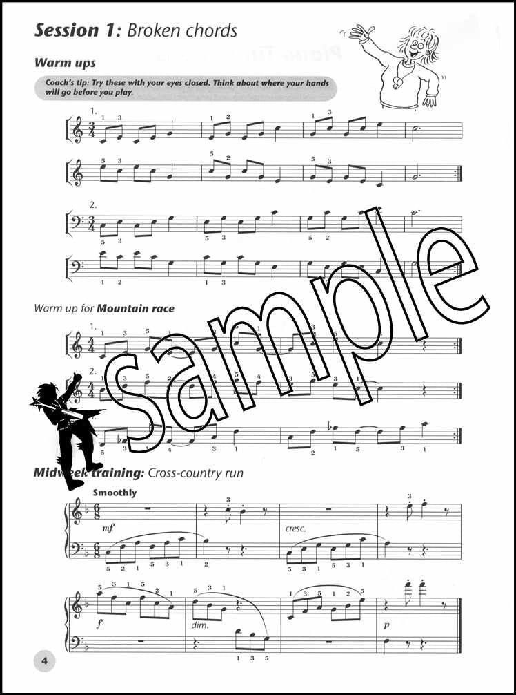 1st sample page from Piano Time Sports Book 2