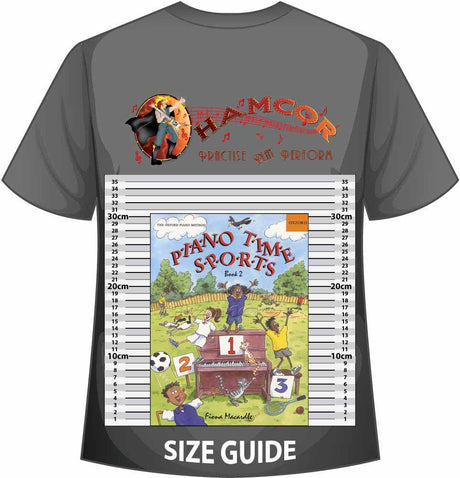 front cover of Piano Time Sports Book 2 on a size guide