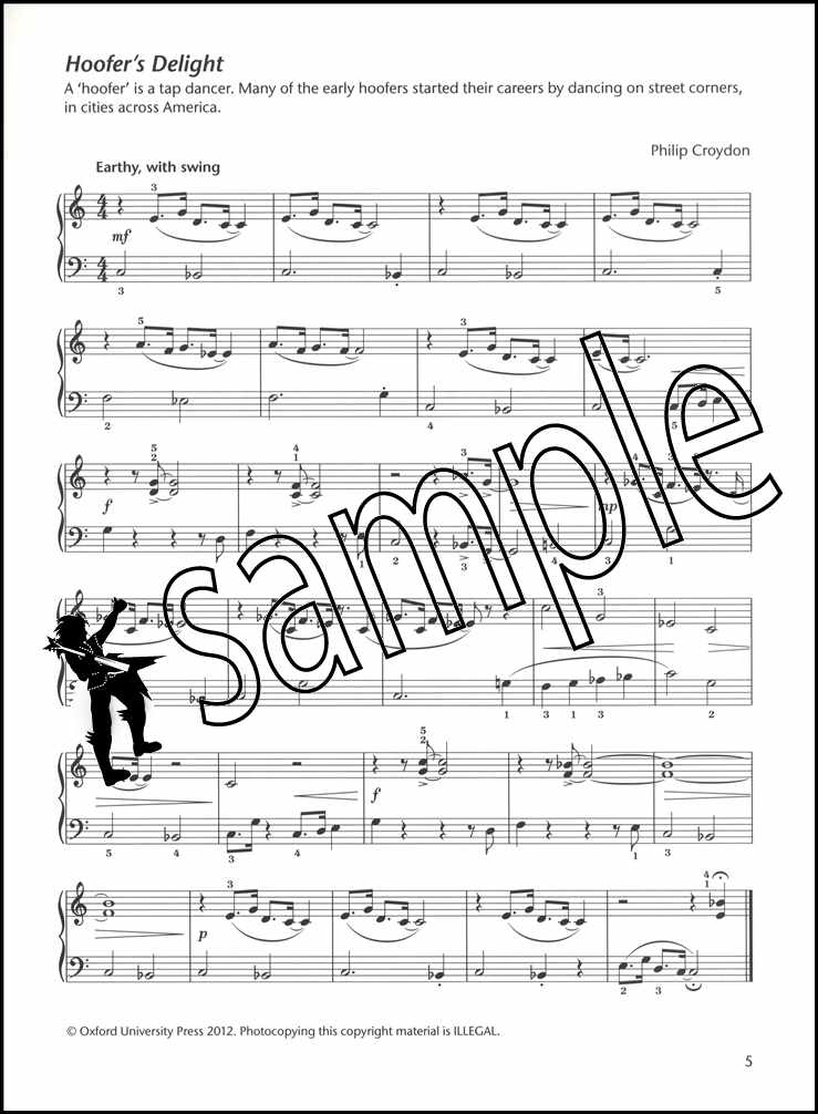 1st sample page from Piano Time Dance