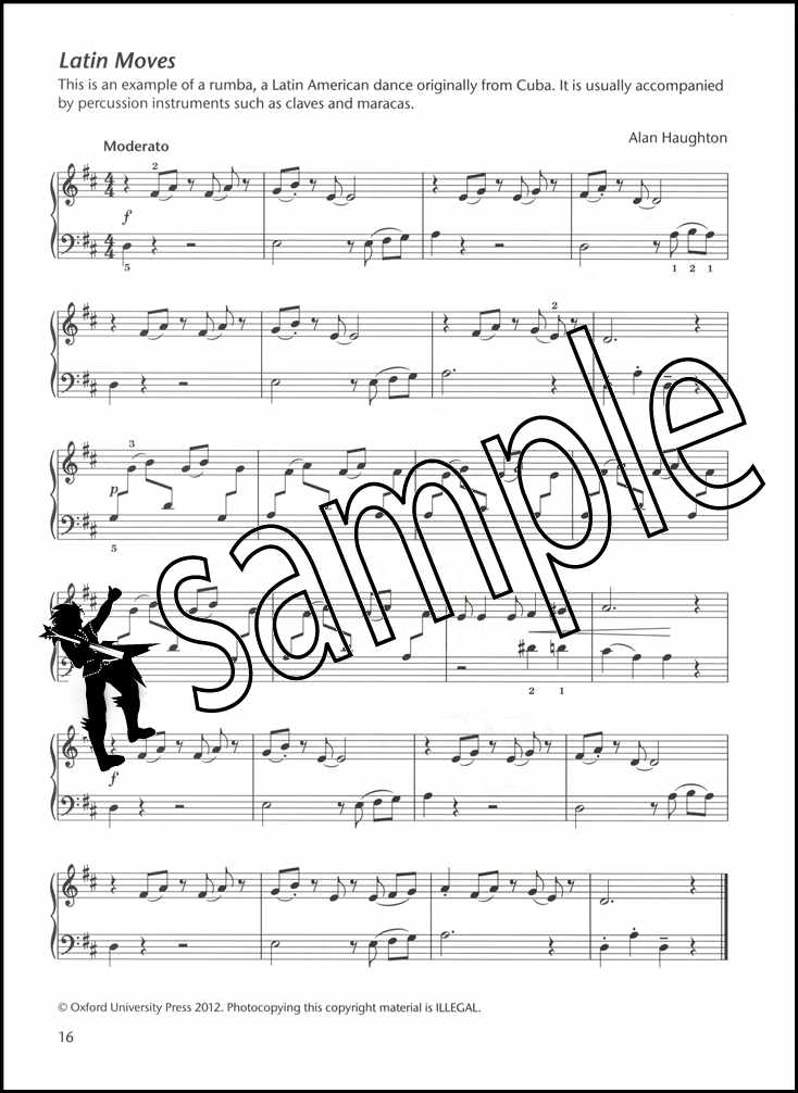 2nd sample page from Piano Time Dance