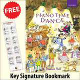 front cover of Piano Time Dance together with free Piano Clef bookmark