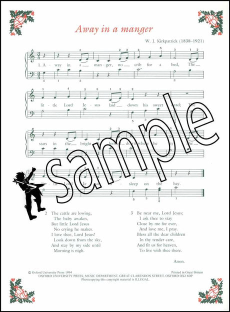 1st sample page from Piano Time Carols