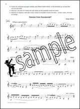 3rd sample page from Clarinet Basics Repertoire