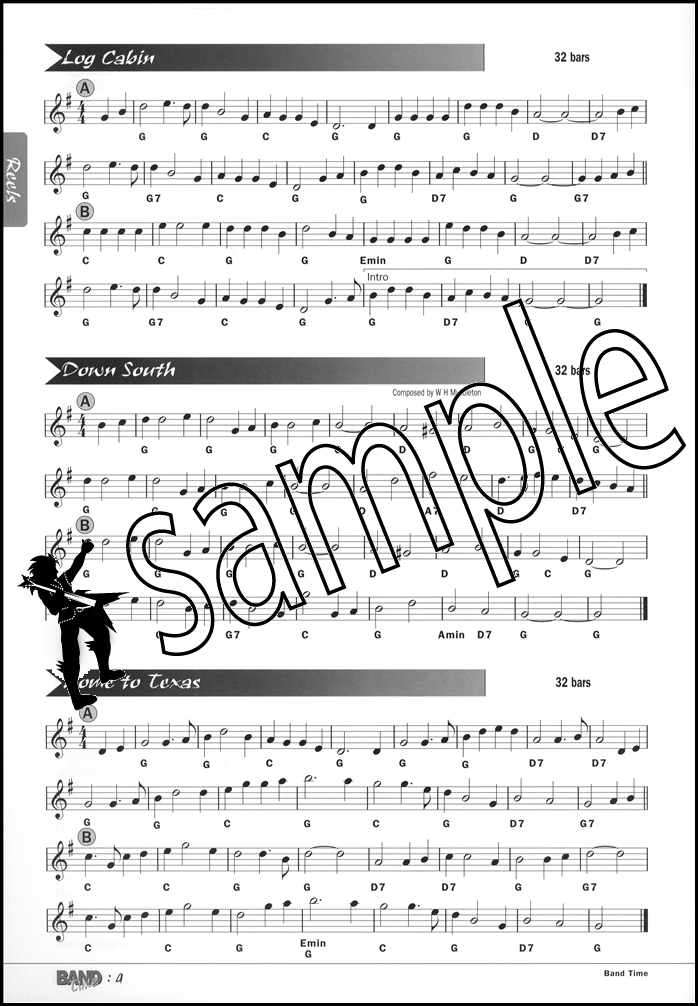 1st sample page from Band Time
