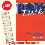 front cover of Band Time together with free Treble Clef bookmark