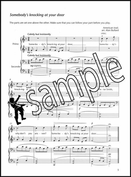 1st sample page from Piano Time Duets Book 2