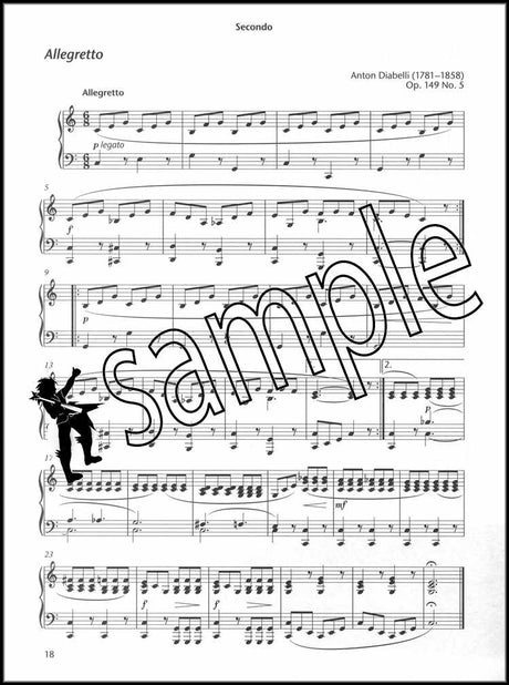 2nd sample page from Piano Time Duets Book 2