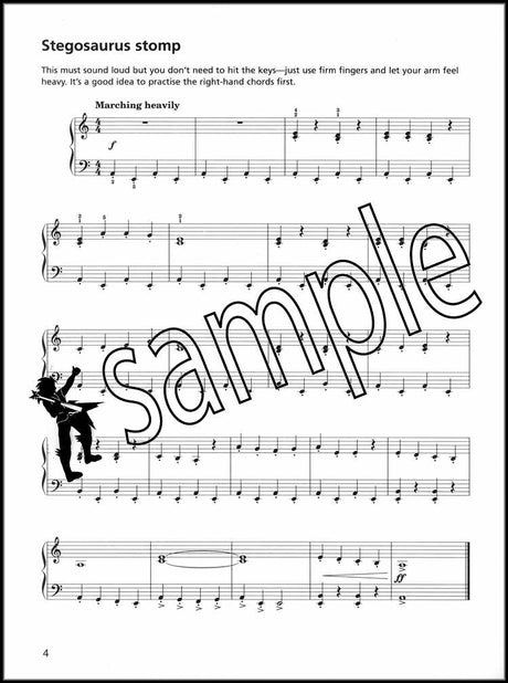 1st sample page from Prehistoric Piano Time